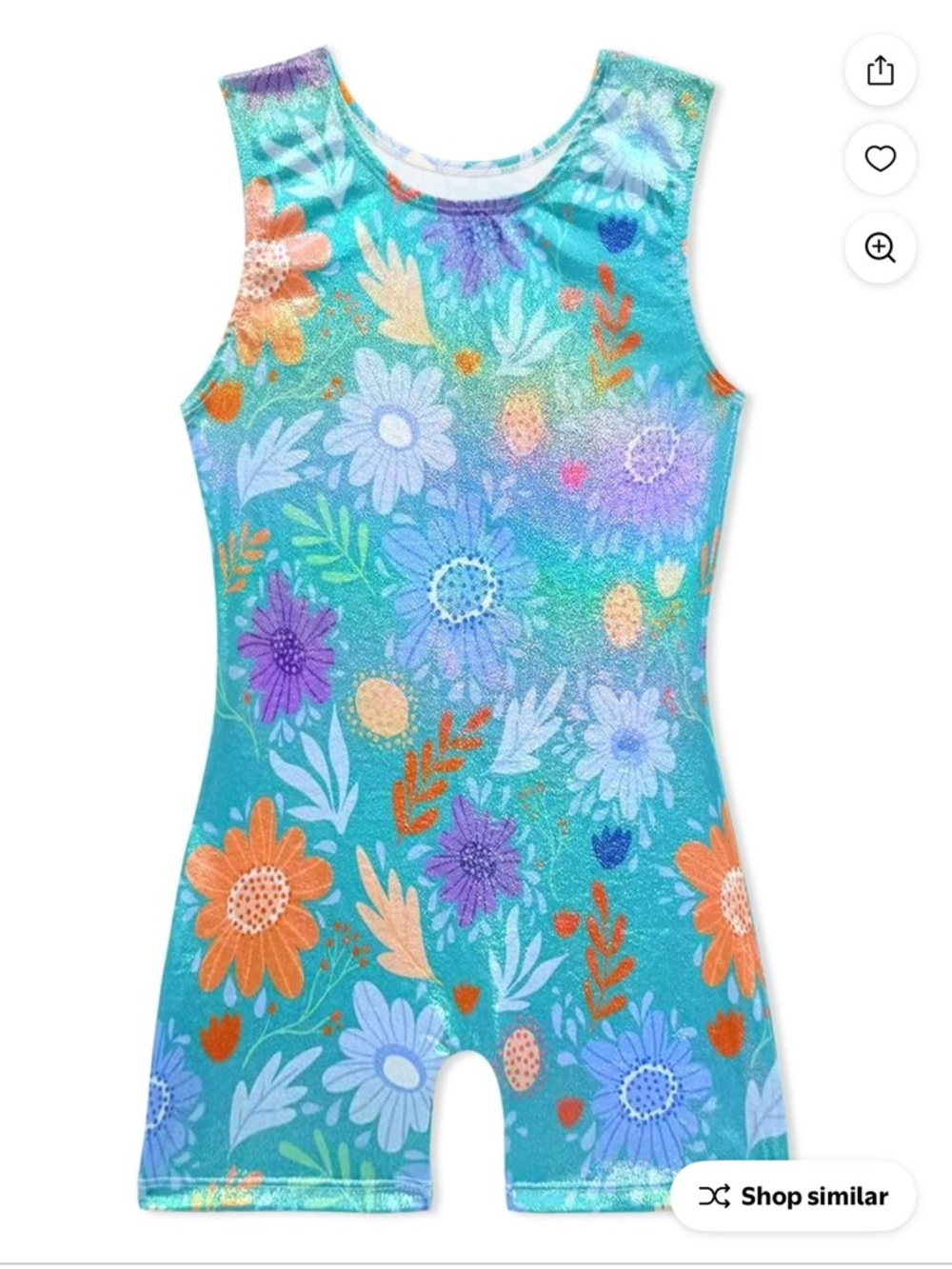 Girls Shiny Gymnastics Leotard Biketard Unitard Dinosaur Unicorn 3-4T NWT